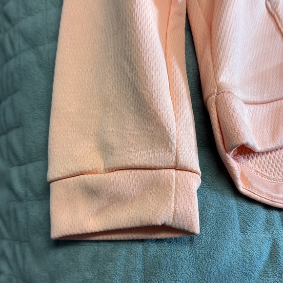 Adidas Hooded Sweatshirt, Hoodie, Pink, Blue, Pullover, Logo, Size L - Picture 5 of 10